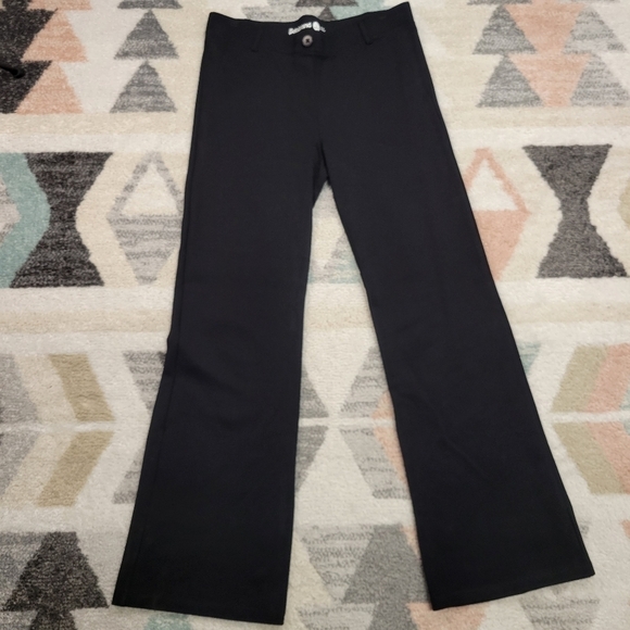 Betabrand Dress Yoga Pant Black Bootcut Pull On W0104 Large PETITE - Picture 2 of 8